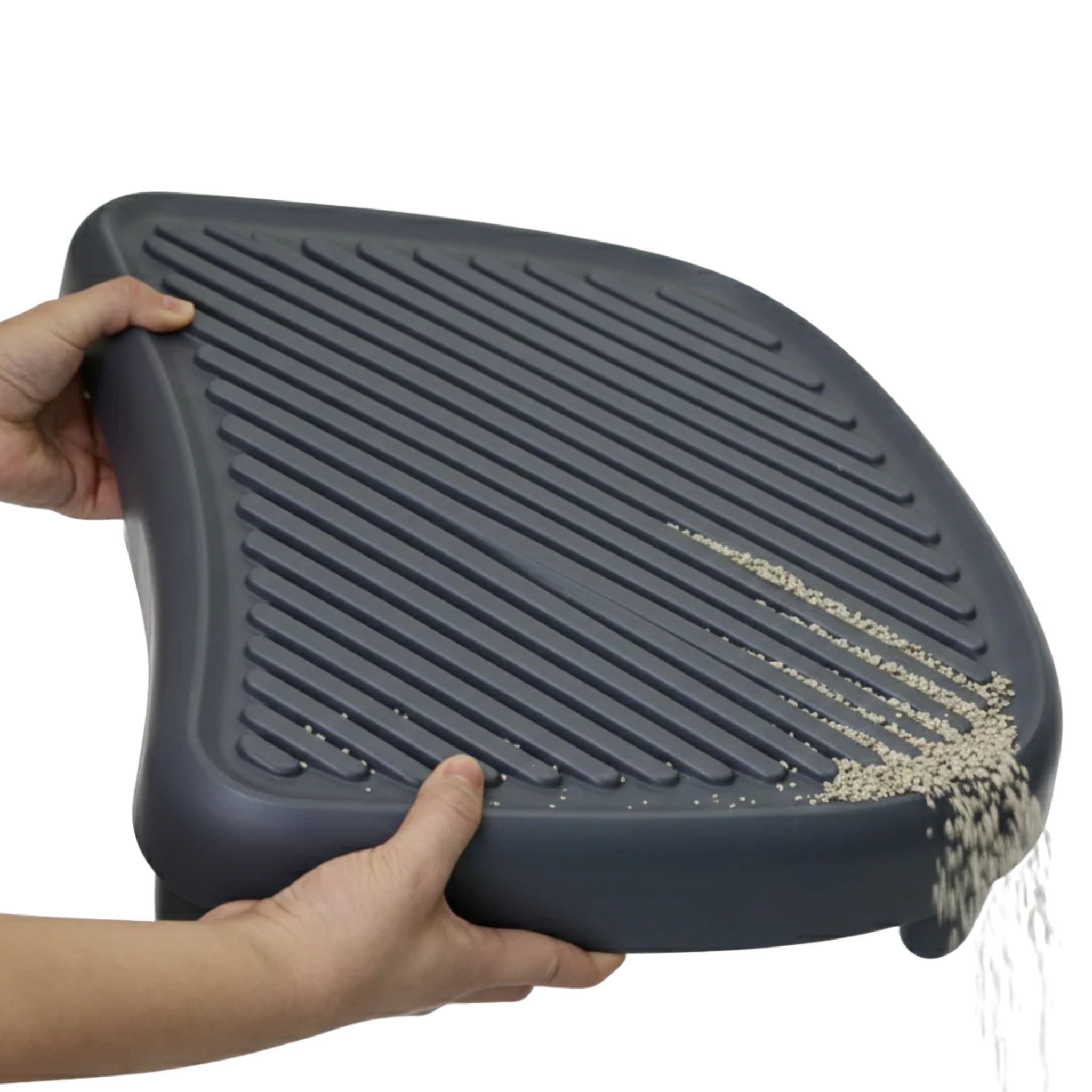 Catlink Scooper Open-X Ramp ( White / Dark Grey Color )