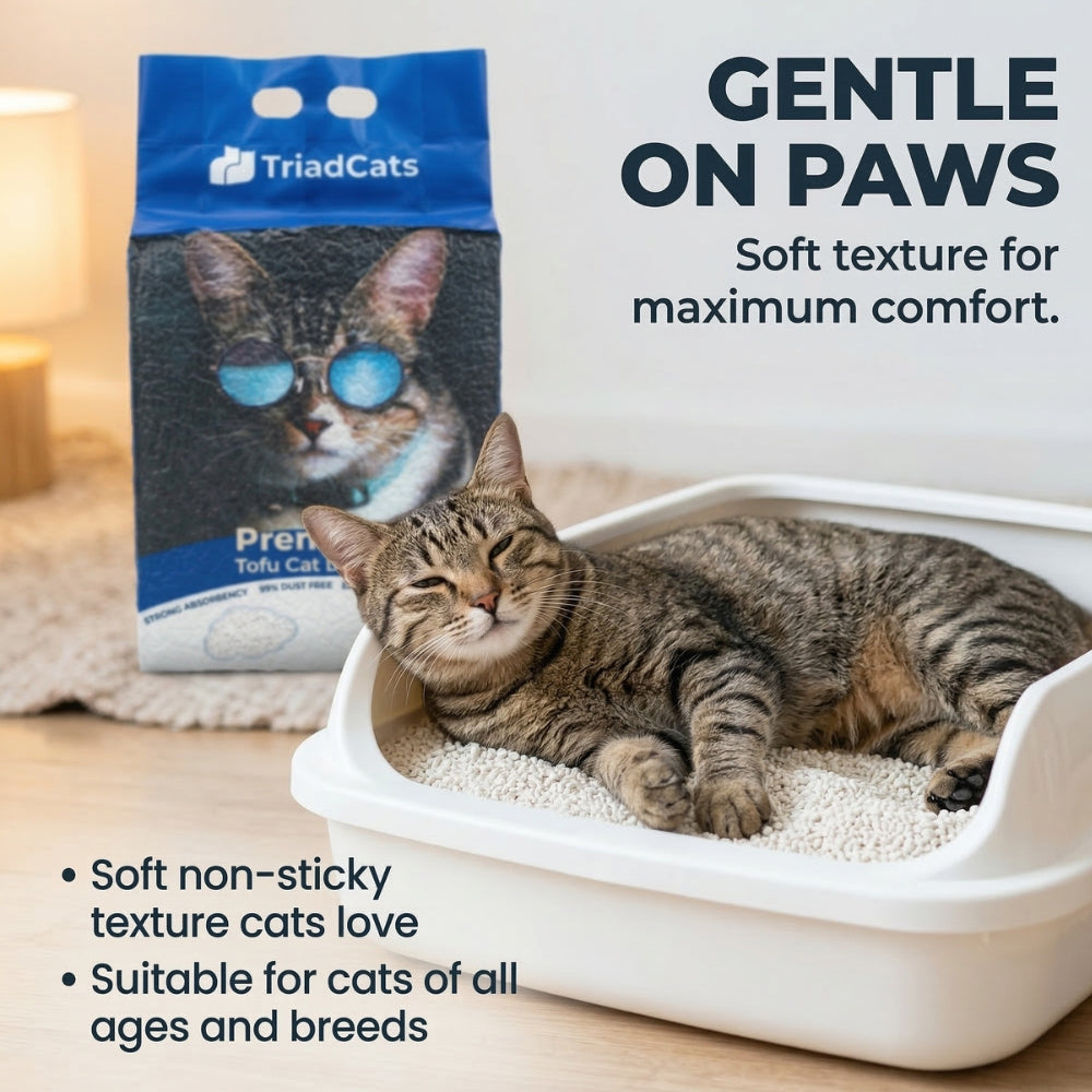 TriadCats Crushed Tofu Cat Litter