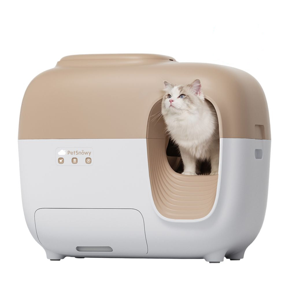 PetSnowy SNOW+ Self-Cleaning Cat Litter Box – Odor-Free & Smart