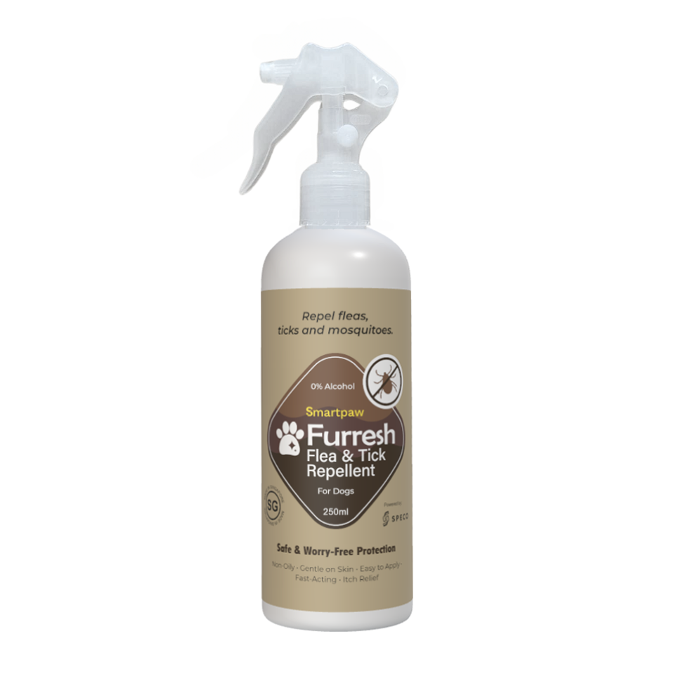 FURRESH Flea & Tick Repellent Spray for Dogs (250ml) | Dog Flea & Tick Prevention