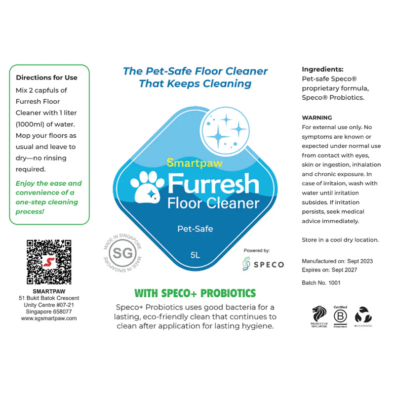 FURRESH Pet-Safe Floor Cleaner (5L)