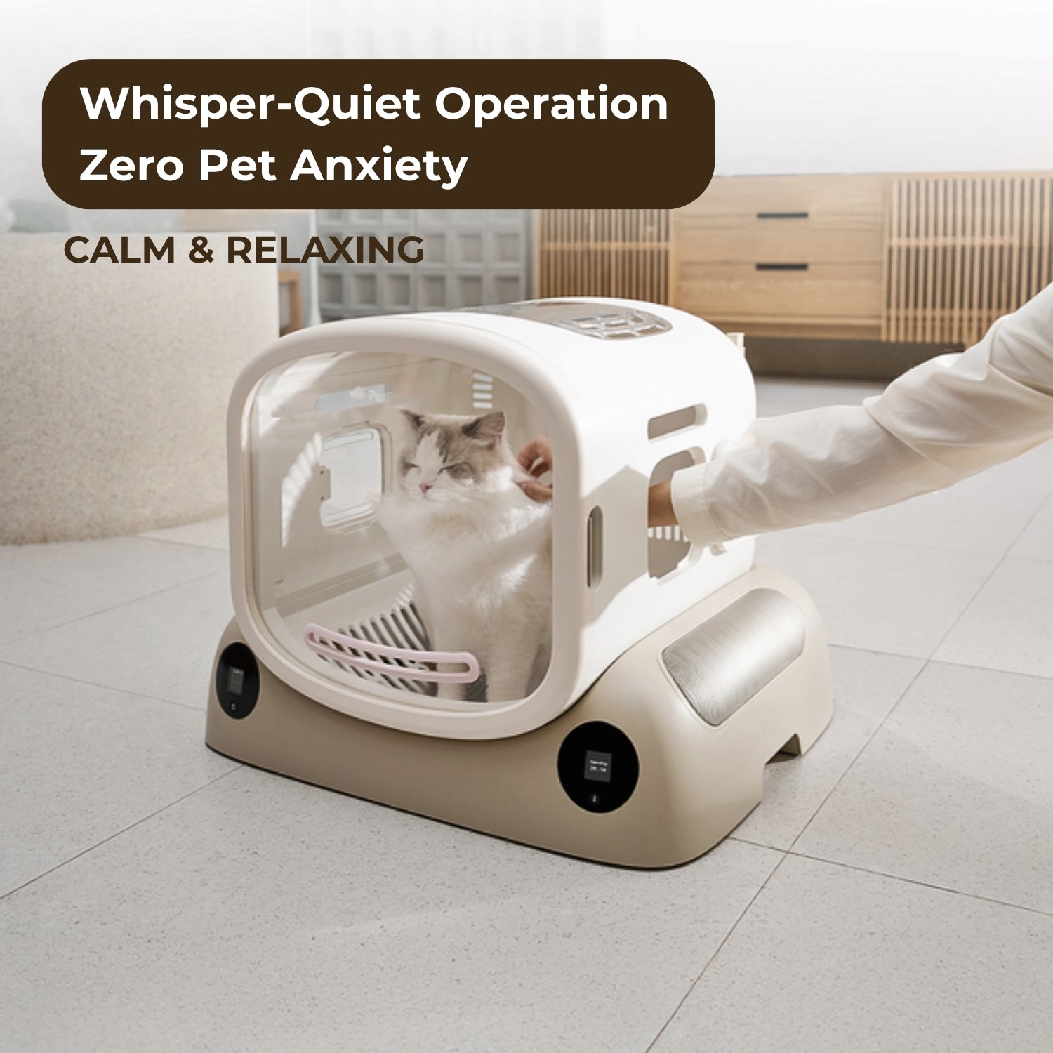 PetSnowy SMILE Automatic Pet Dryer Box | Free Wicked Ball M1 x 1