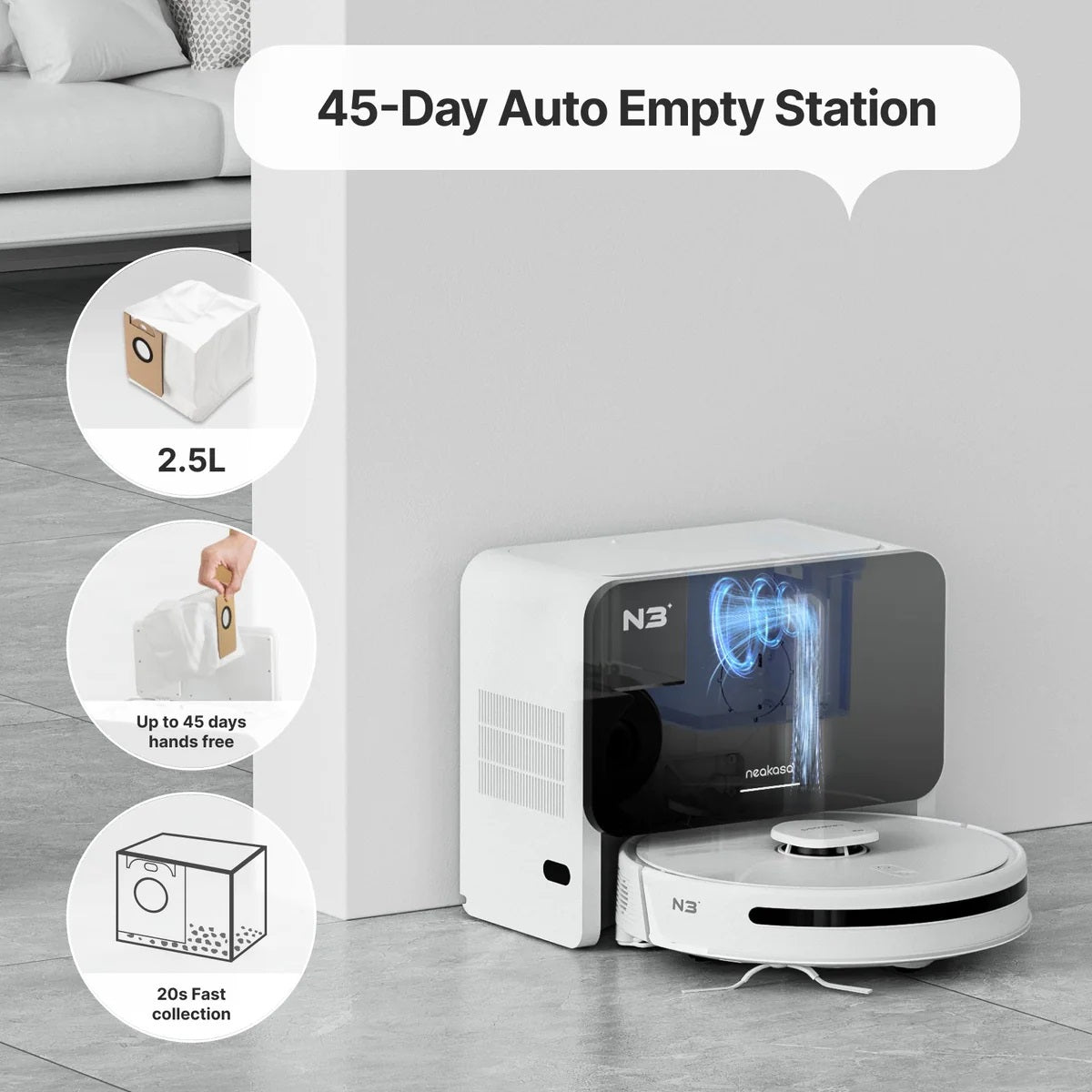 Neabot Neakasa N3: The Ultimate 3-in-1 Robot Vacuum for Pet Owners