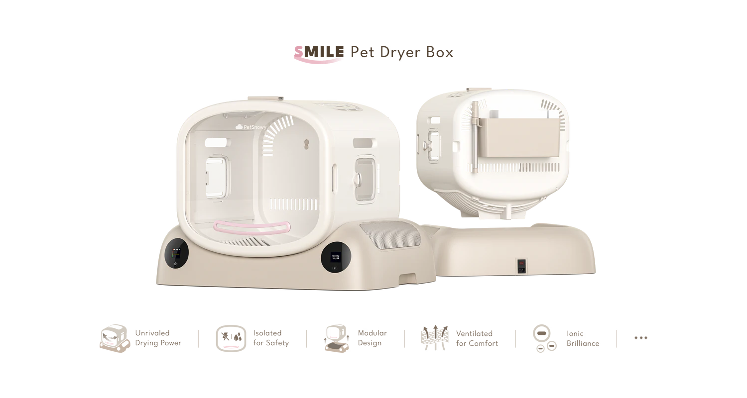 PetSnowy Smart Home Duo | Auto Cat Litter Box + Pet Dryer Box Bundle