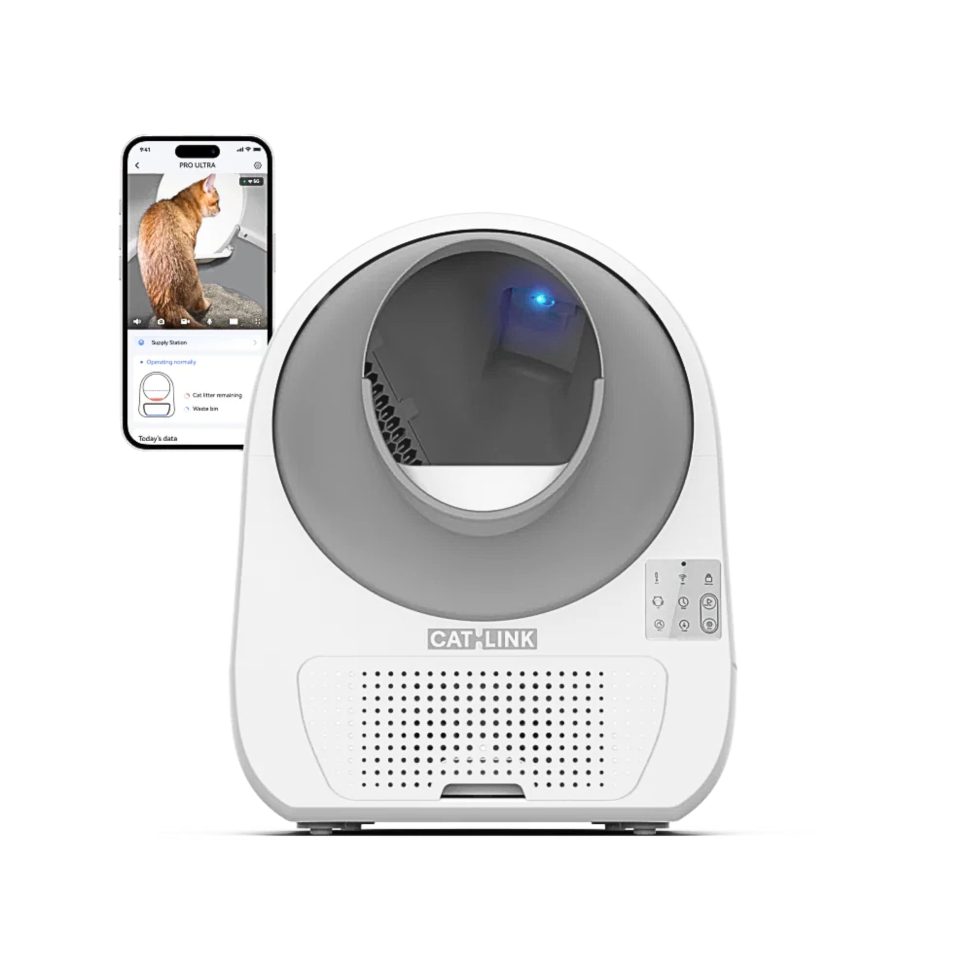 CATLINK AI 2.4/5GHz Camera Cat Litter Box - Scooper Pro Ultra