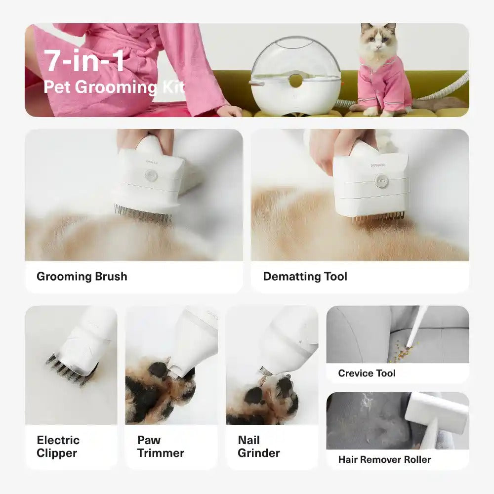 Neakasa S1 Pro: 7-in-1 Pet Grooming Vacuum for Dogs & Cats