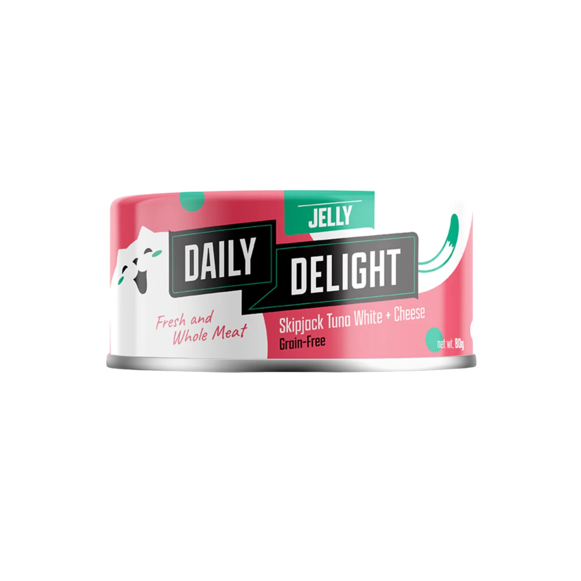 Daily Delight Canned Wet Food For Cats 80g (Jelly Range) 24-Pack Cans