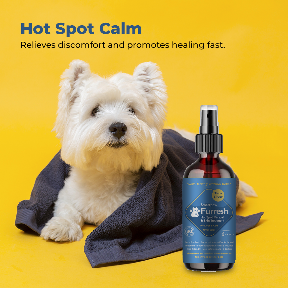 Furresh Hot Spot & Skin Care Spray – Gentle, Silver-Free Solution for Pet Skin Comfort
