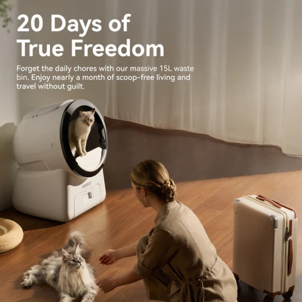 CATLINK Scoop Robot Pro AI Dual-Camera Self-Cleaning Cat Litter Box
