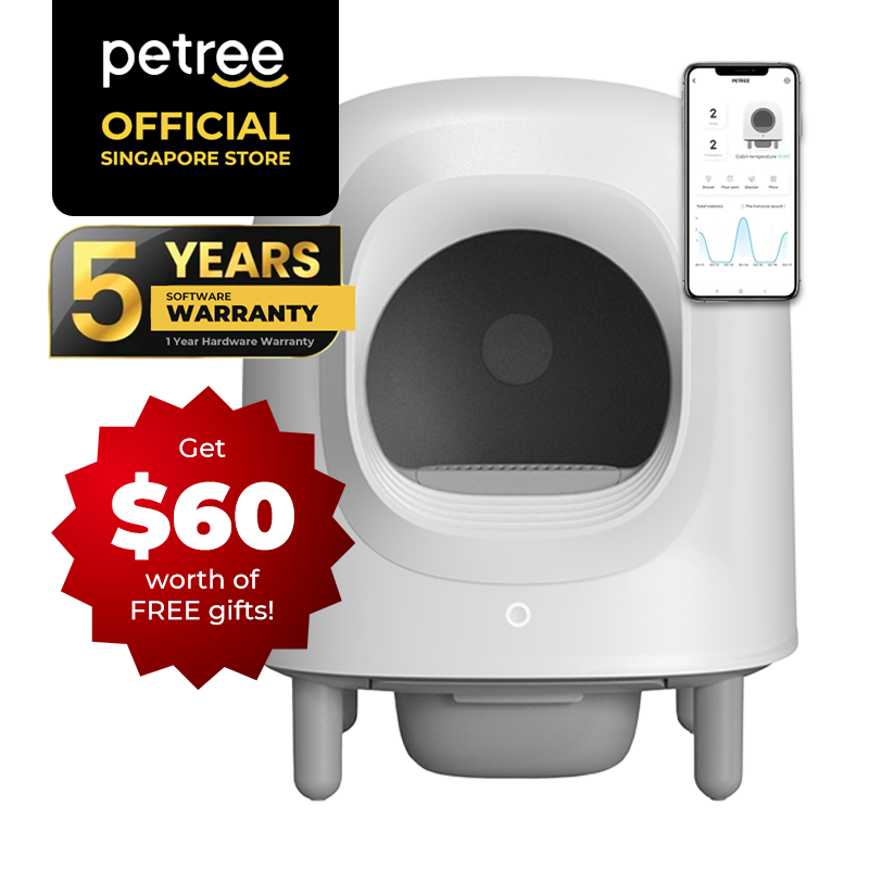 Petree Gen WiFi Cat Litter Box – Self-Cleaning Smart App