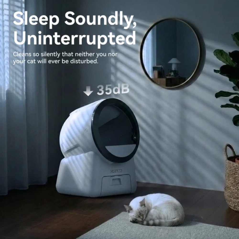 CATLINK Scoop Robot Pro AI Dual-Camera Self-Cleaning Cat Litter Box