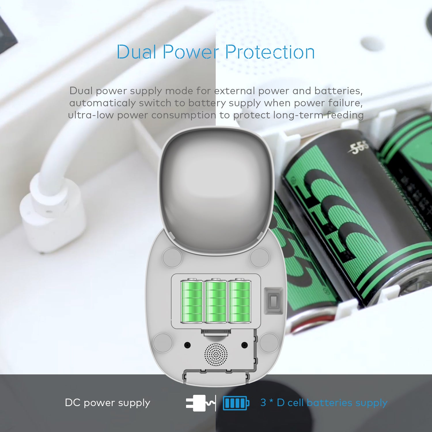 SMARTPAWBurpurr Premium Pet Feeder (Wifi Version) - Dual Power Protection