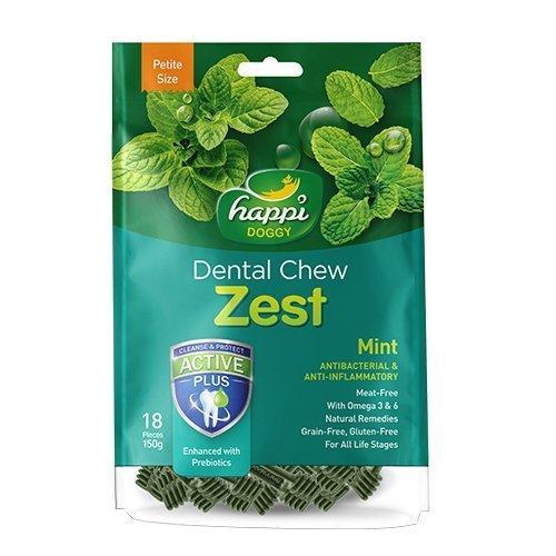 Happi Doggy Dog Dental Chew Zest Mint 