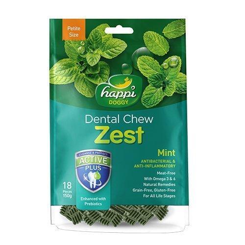 Happi Doggy Dog Dental Chew Zest Mint