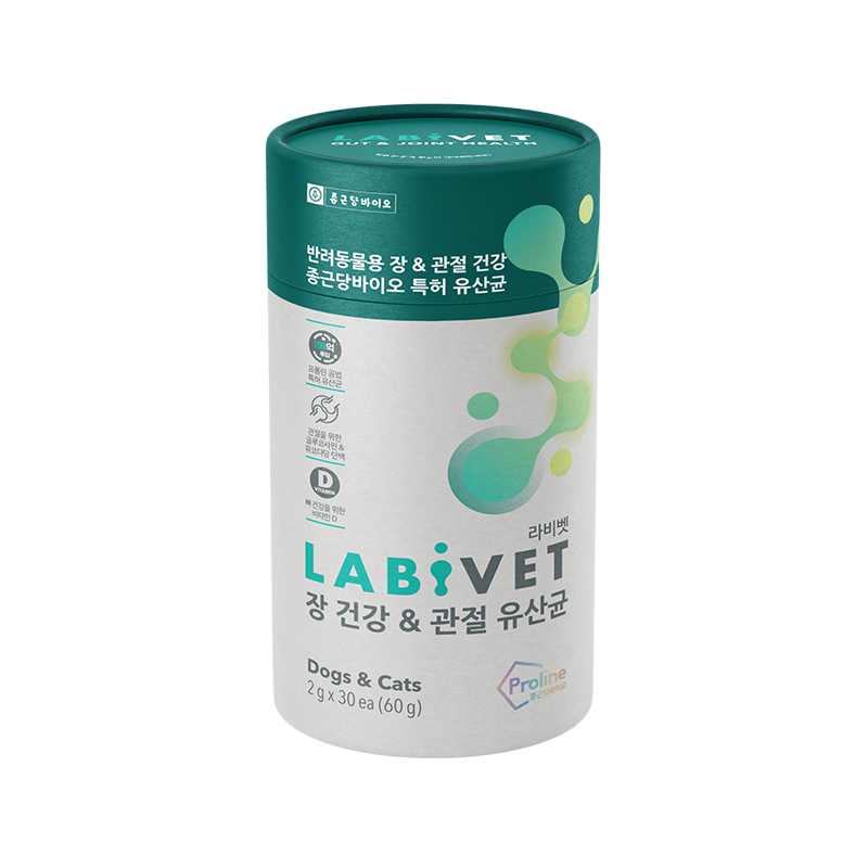 Labivet Probiotics Supplements - Joint & Gut Paper Bottle