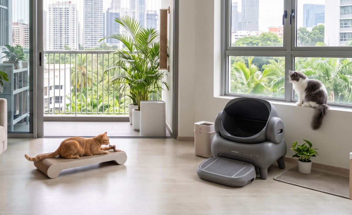 HDB Cat Law Enforcement: How to Manage Multi-Cat Odor & Space in Singapore Flats