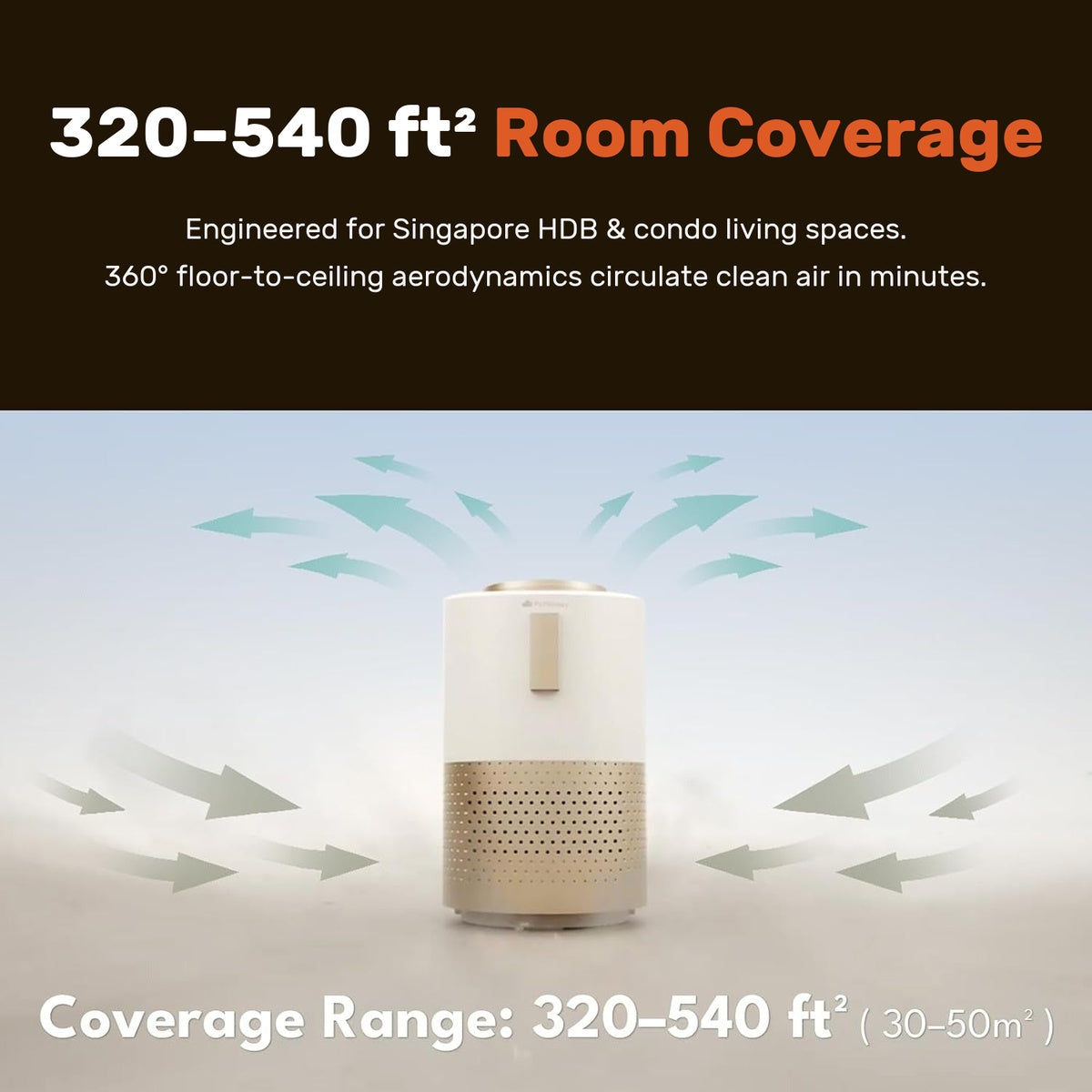 PetSnowy Smart Pet Air Purifier [PRE-ORDER] Dispatches 2-3 November (Includes FREE Genuine H13 Filter worth S$65.90)