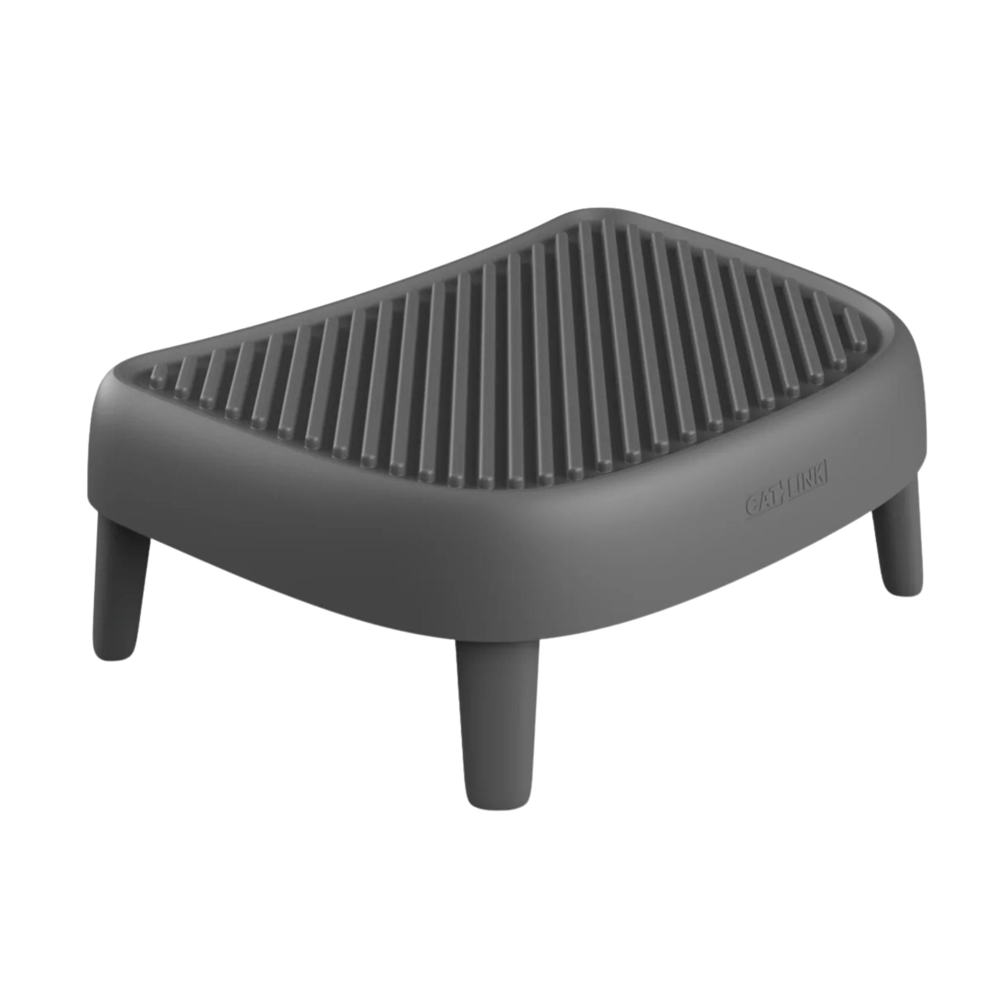 Catlink Scooper Open-X Ramp ( White / Dark Grey Color )