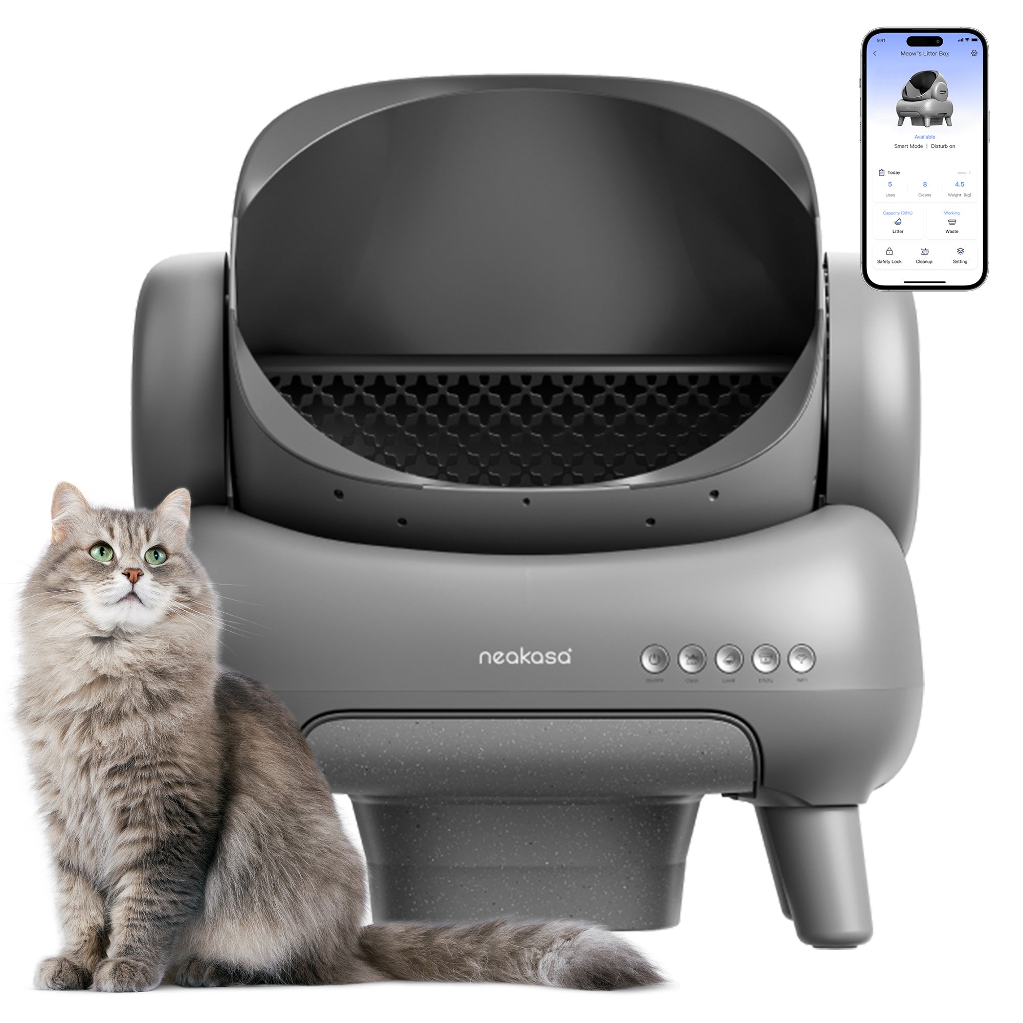 Neakasa M1 Open-Top Self-Cleaning Automatic Cat Litter Box