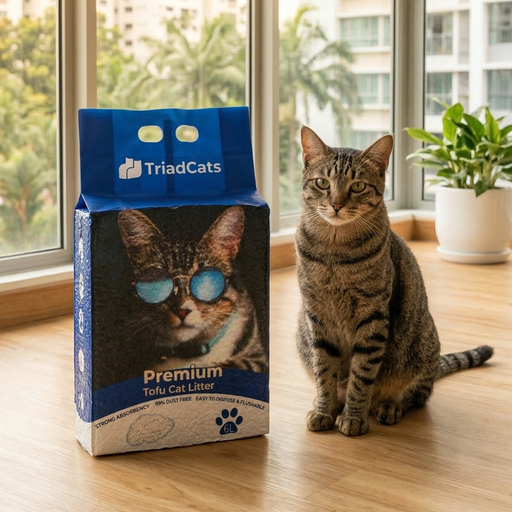 TriadCats Crushed Tofu Cat Litter