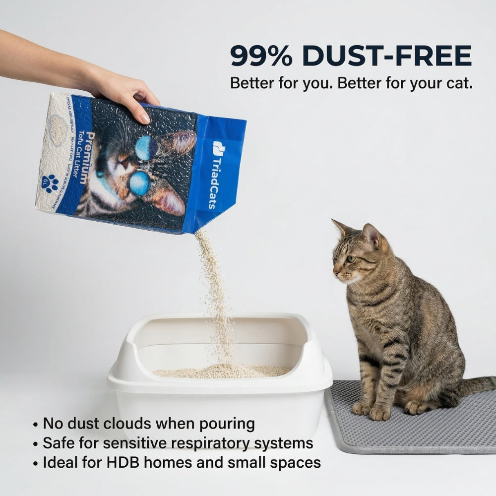 TriadCats Crushed Tofu Cat Litter