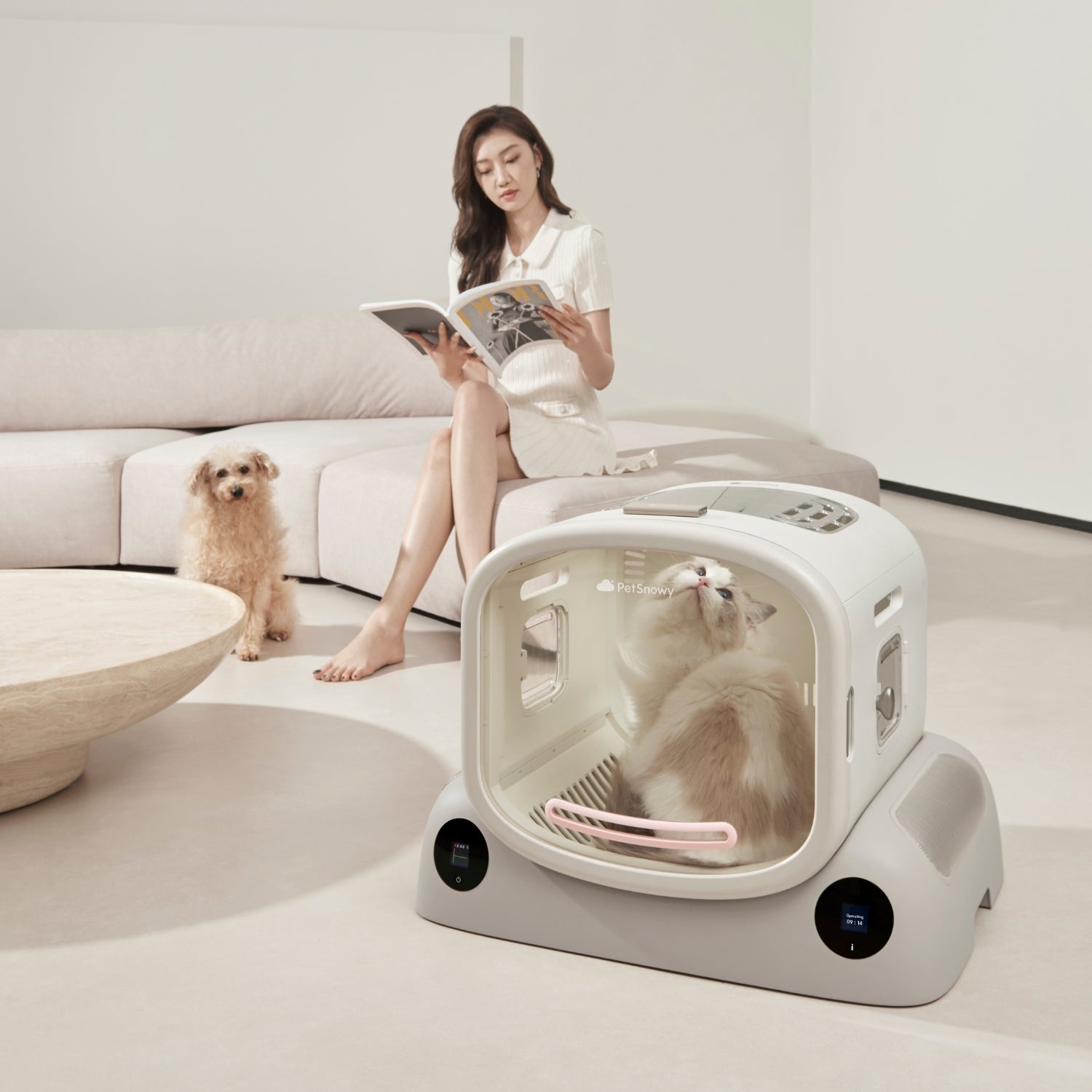 PetSnowy SMILE Automatic Pet Dryer Box | Free Wicked Ball M1 x 1