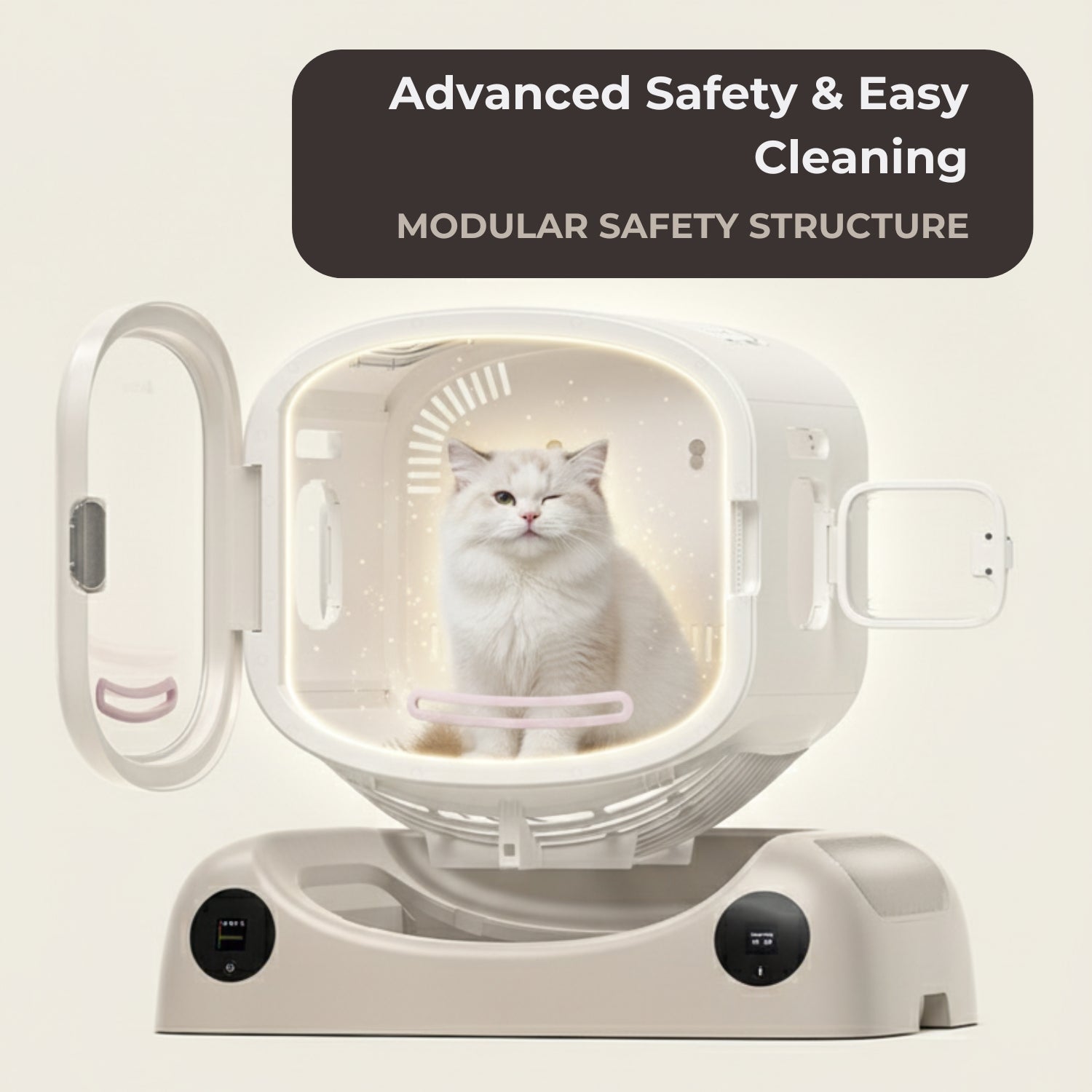 PetSnowy SMILE Ultra-Quiet Dog & Cat Dryer Box