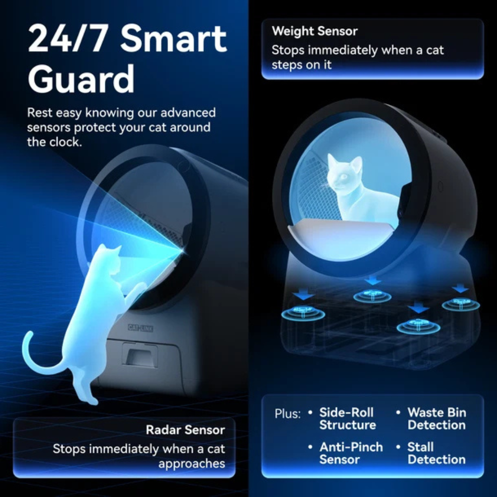 CATLINK Scoop Robot Pro AI Dual-Camera Self-Cleaning Cat Litter Box