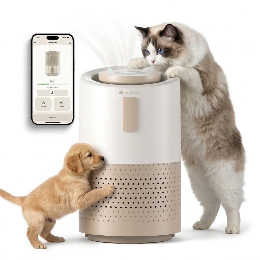 PetSnowy Smart Pet Air Purifier [PRE-ORDER] Dispatches 2-3 November (Includes FREE Genuine H13 Filter worth S$65.90)