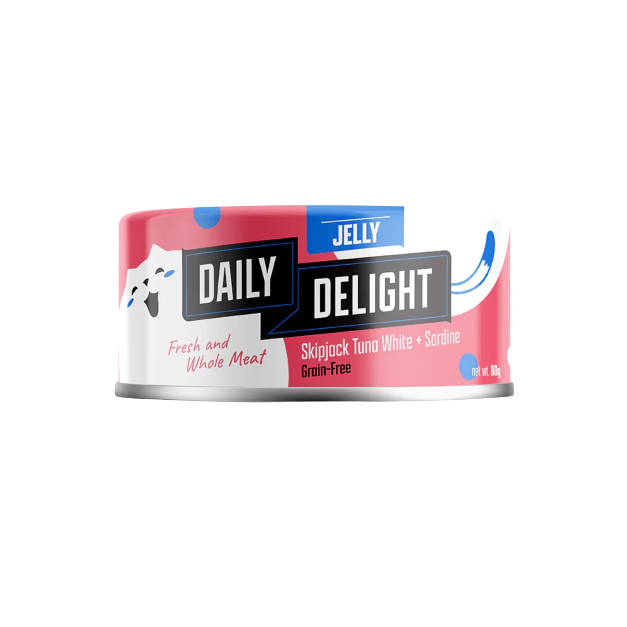 Daily Delight Canned Wet Food For Cats 80g (Jelly Range) 24-Pack Cans