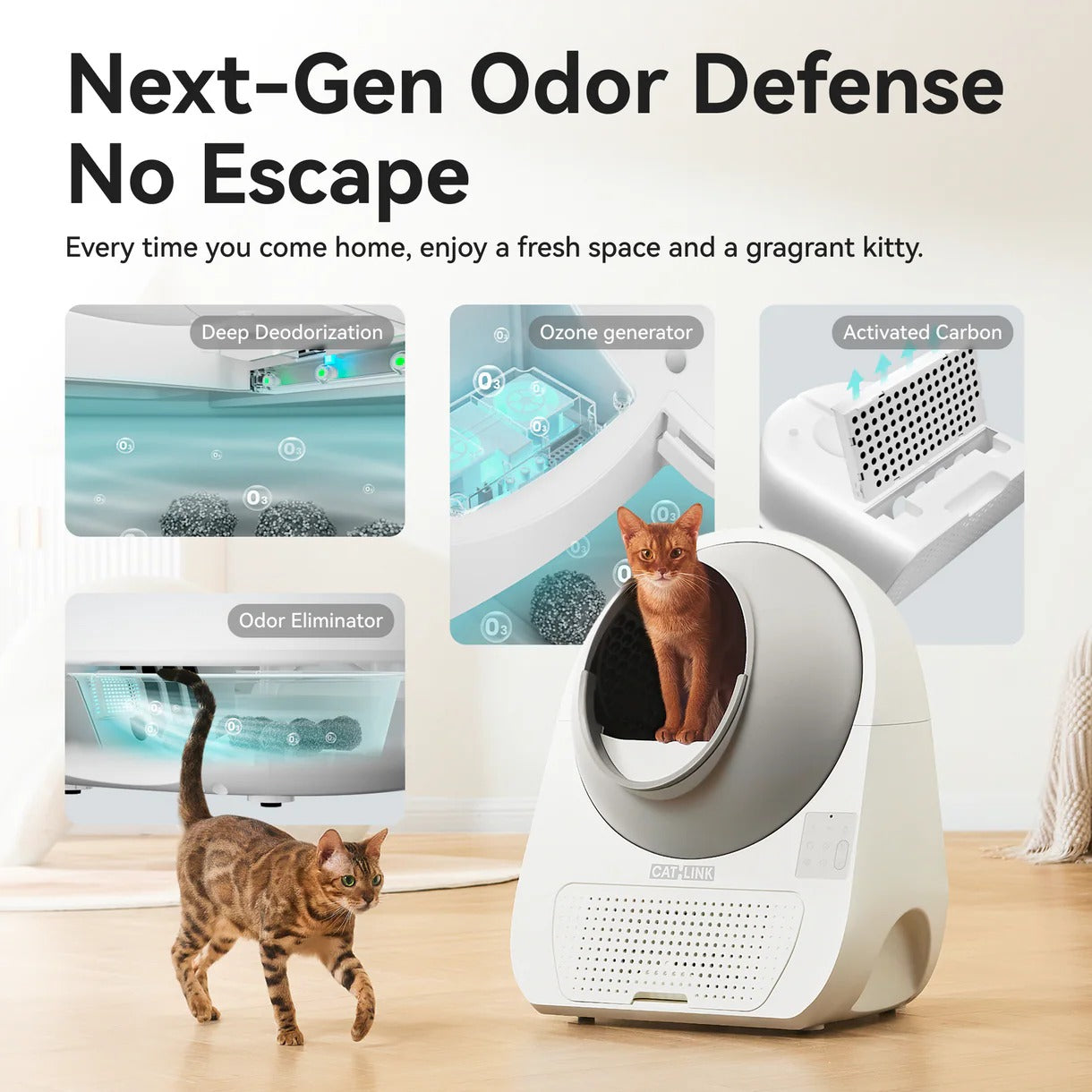 CATLINK AI 2.4/5GHz Camera Cat Litter Box - Scooper Pro Ultra