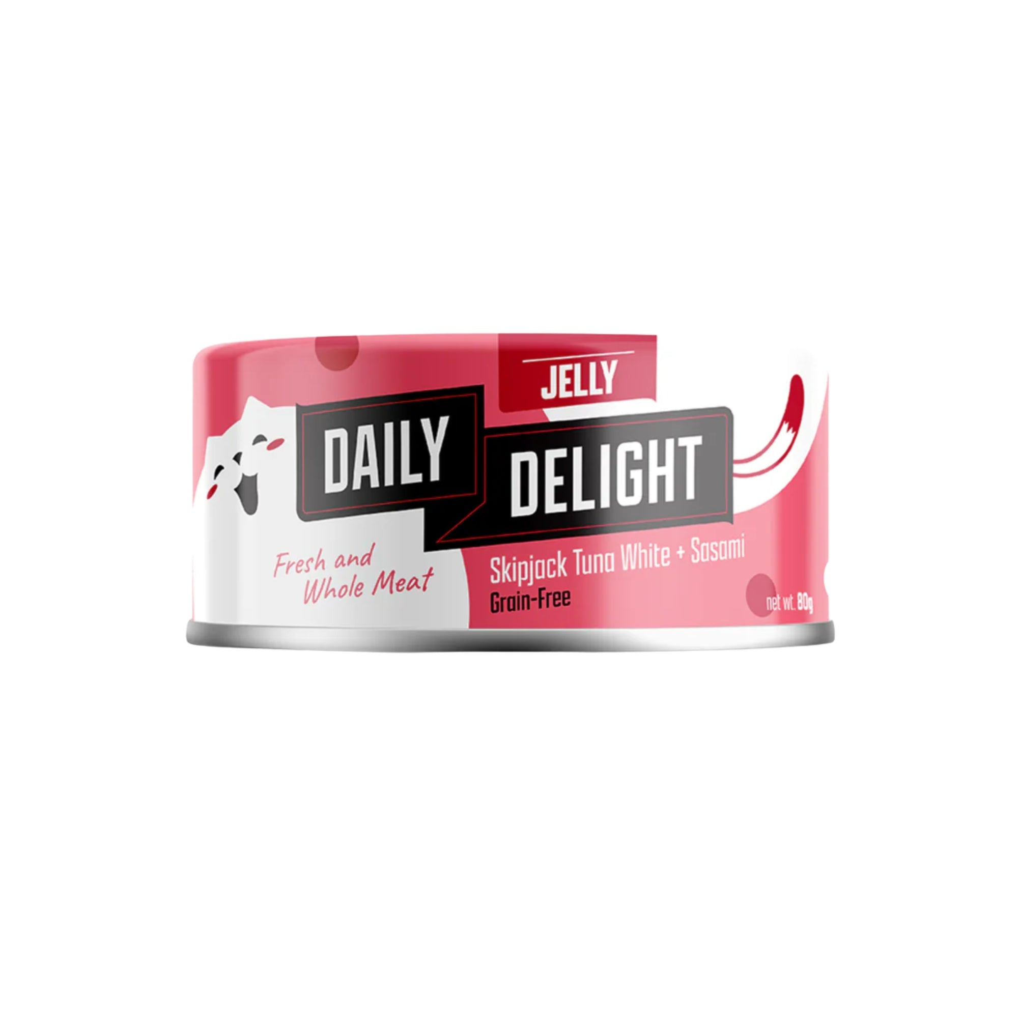 Daily Delight Canned Wet Food For Cats 80g (Jelly Range) 24-Pack Cans
