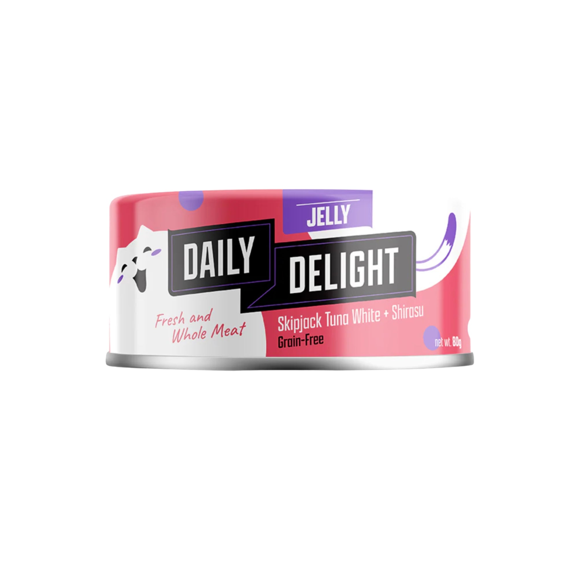 Daily Delight Canned Wet Food For Cats 80g (Jelly Range) 24-Pack Cans