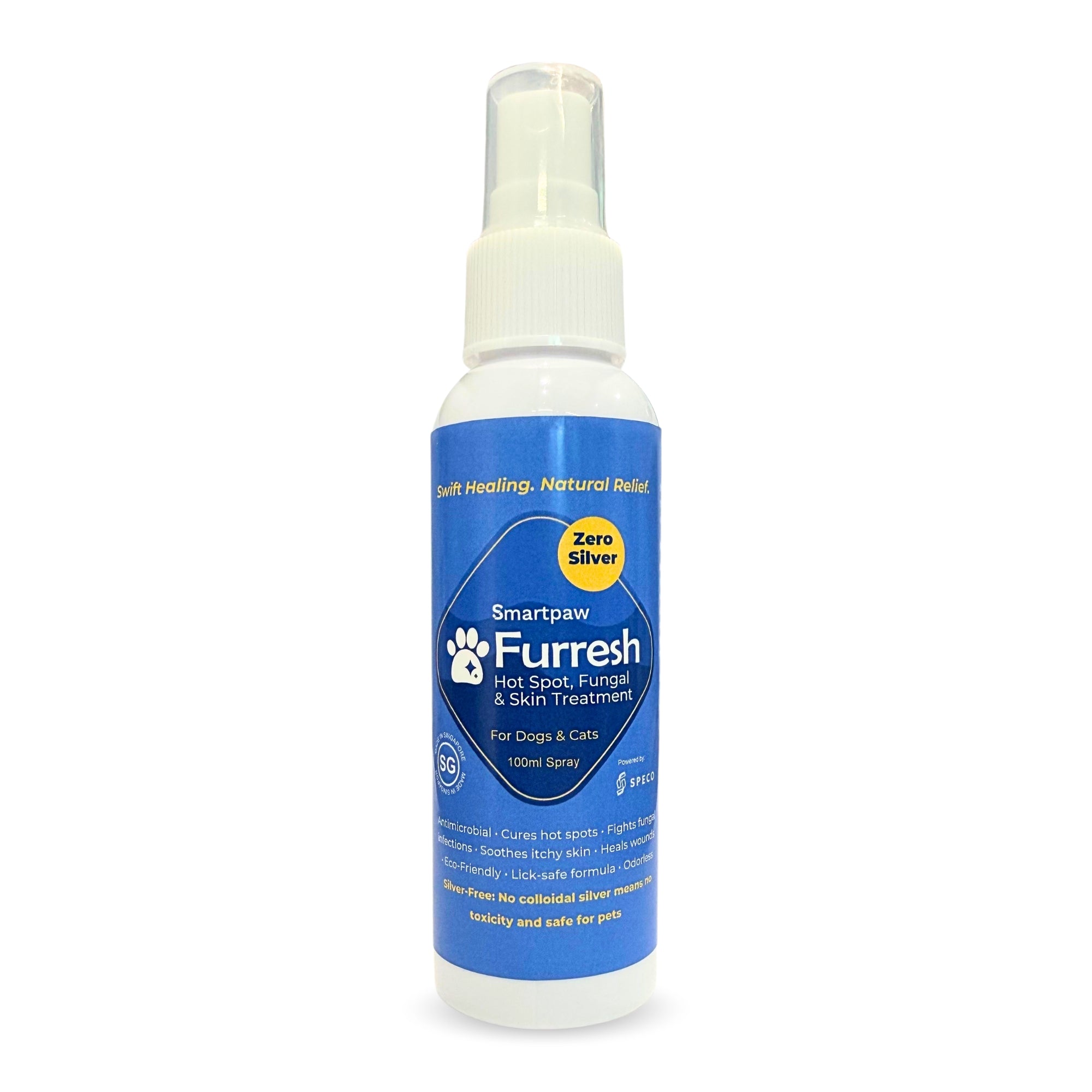 Furresh Pet Spray 100ml | Odor Remover, Flea Tick & Skin Care