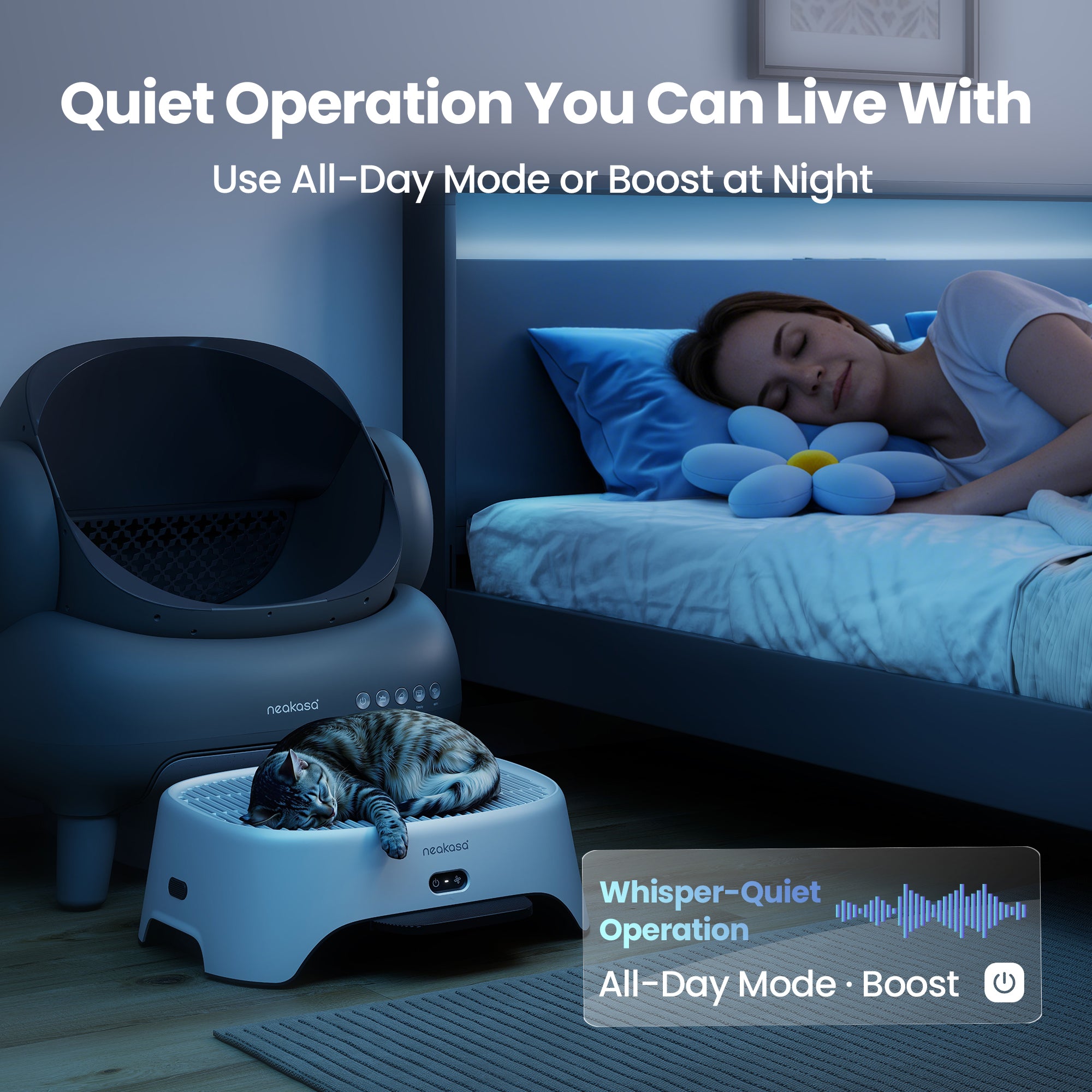 Neakasa AirStep Odor-Eliminating Cat Litter Box Step Purifier [Pre-Order] | ETA: 13 Feb 2026