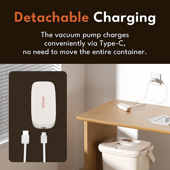 Petsnowy Pet Food Vacuum Container