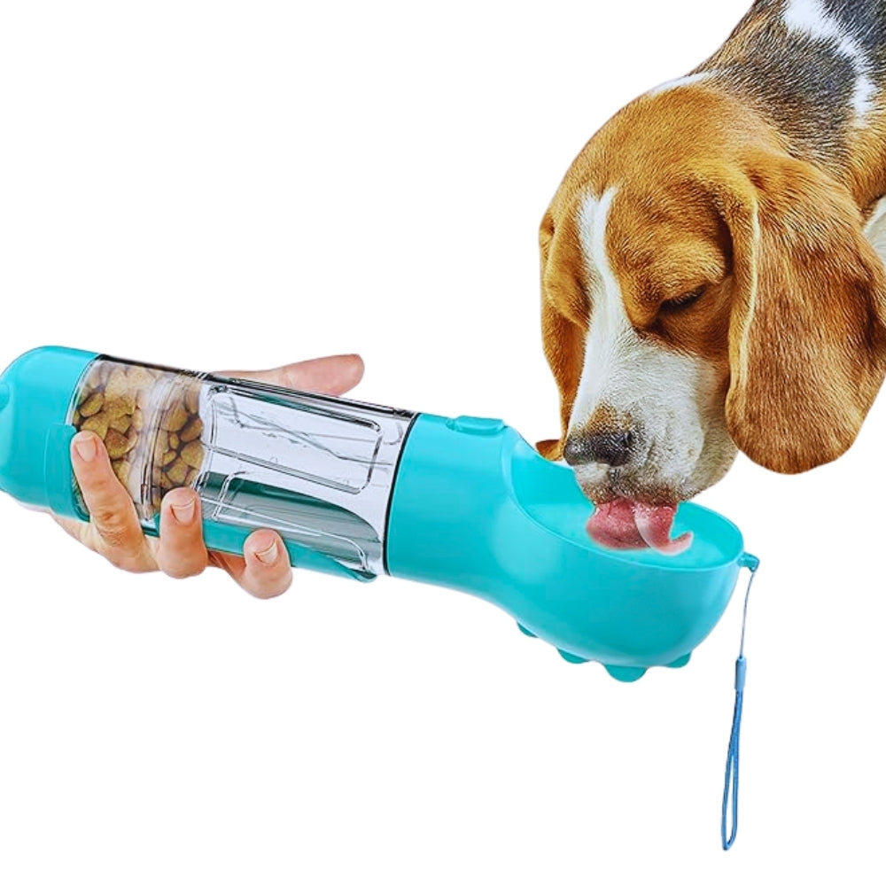Smartpaw Portable Dog Water Bottle 5-in-1 (300ml)