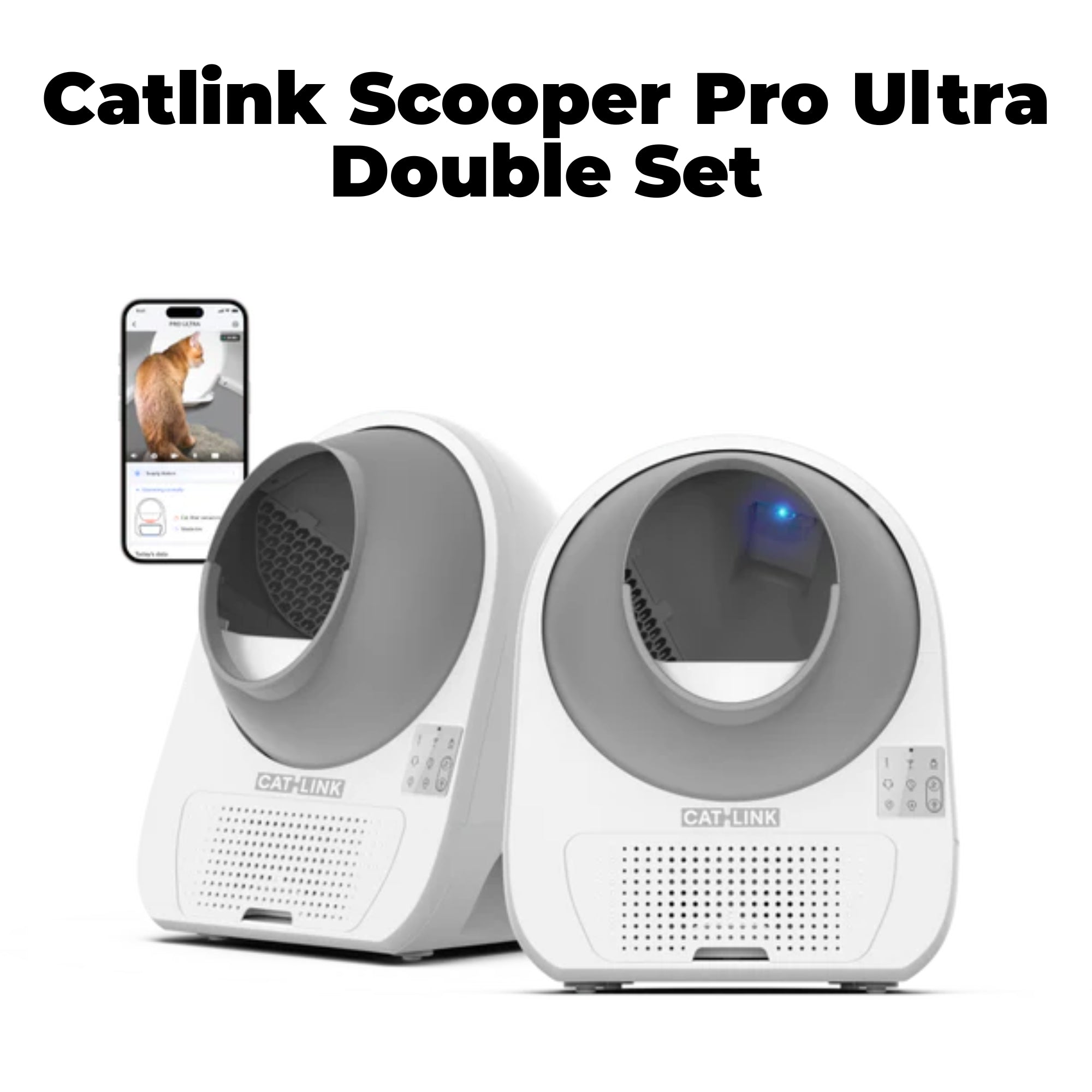 CATLINK Scooper Pro Ultra – AI Smart 5GHz Camera Cat Litter Box
