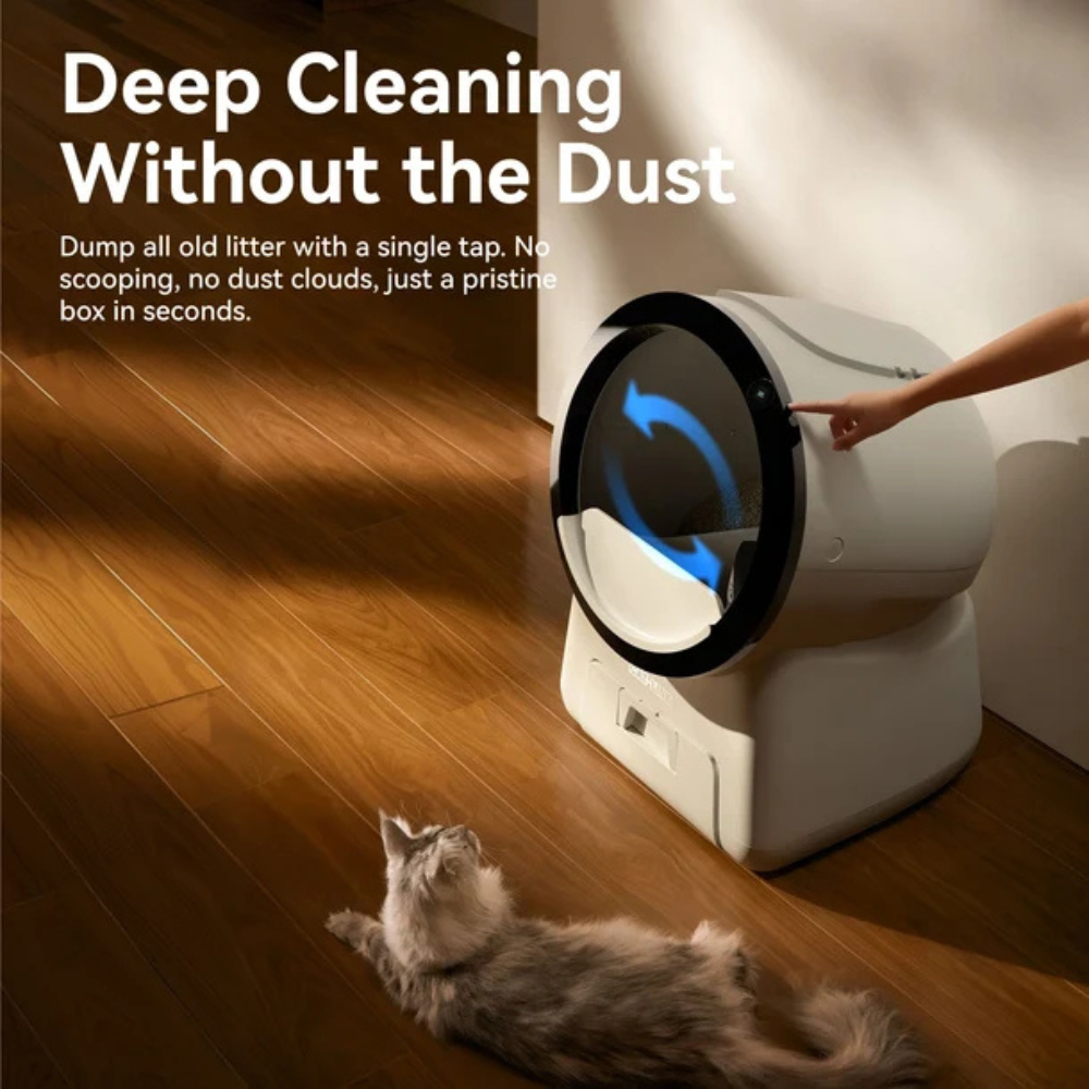 CATLINK Scoop Robot Pro AI Dual-Camera Self-Cleaning Cat Litter Box
