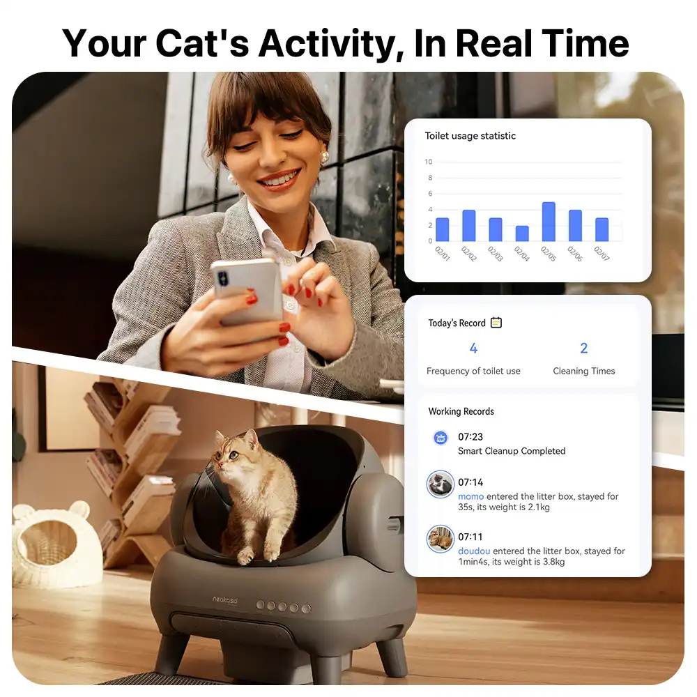 Neakasa M1 Open-Top Self-Cleaning Automatic Cat Litter Box