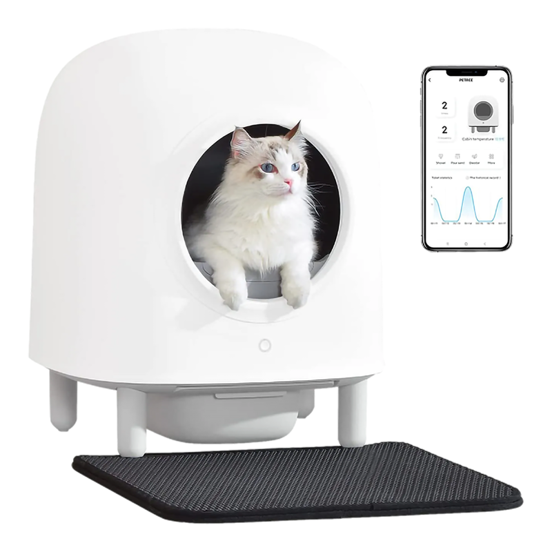 Petree Automatic Cat Litter Box Gen 2 Self Cleaning WIFI Model