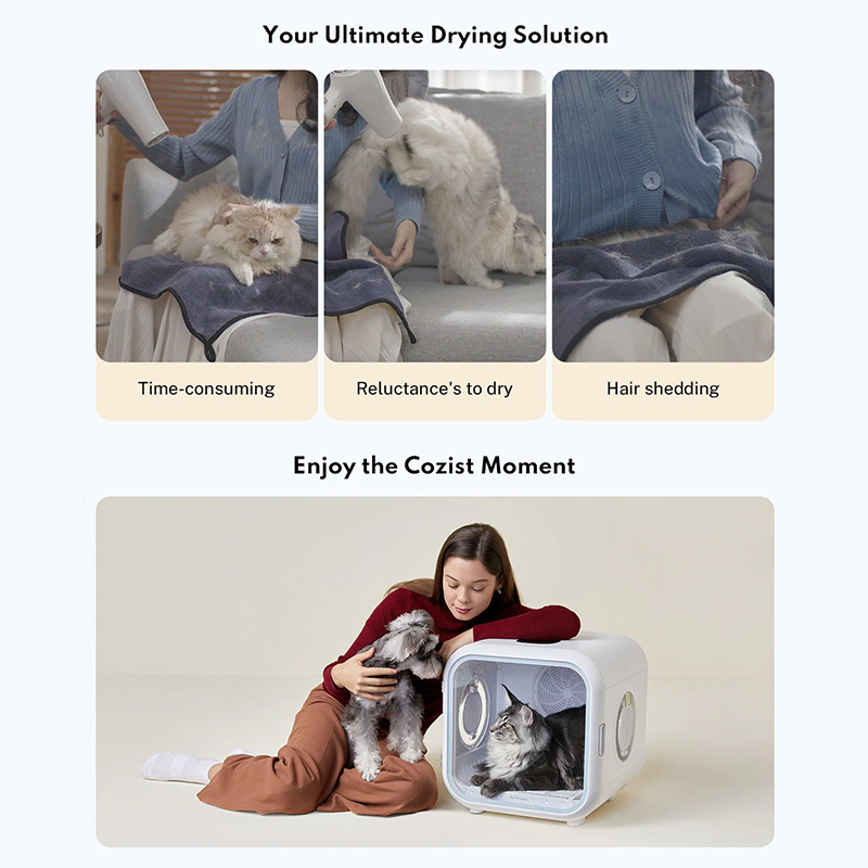 Homerun Automatic Pet Blow Dryer Machine-Cozy moment