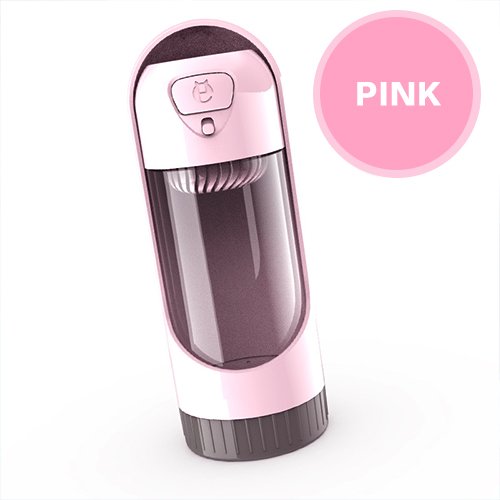 ELSPET - Pet Bottle | Dog Bottle | Cat Bottle -  Pink Colour